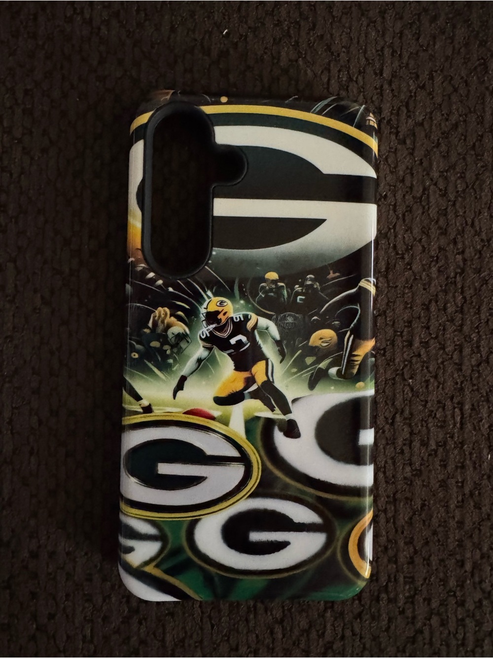 Green Bay Packers Themed Phone Case - Green/Yellow